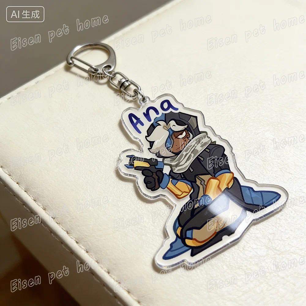 Game Ow Chibi Keychains For Women Accessories Bag Charm Mercy Dva Kiriko Cartoon Gaming Móc Khóa In Theo Yêu Cầu, Chất Liệu Mica Trong Suốt In 2 Mặt , Dày 4mm 17 Game Ow Chibi Keychains For Women Accessories Bag Charm Mercy Dva Kiriko Cartoon Gaming Móc Khóa In Theo Yêu Cầu, Chất Liệu Mica Trong Suốt In 2 Mặt , Dày 4mm - Ảnh 17