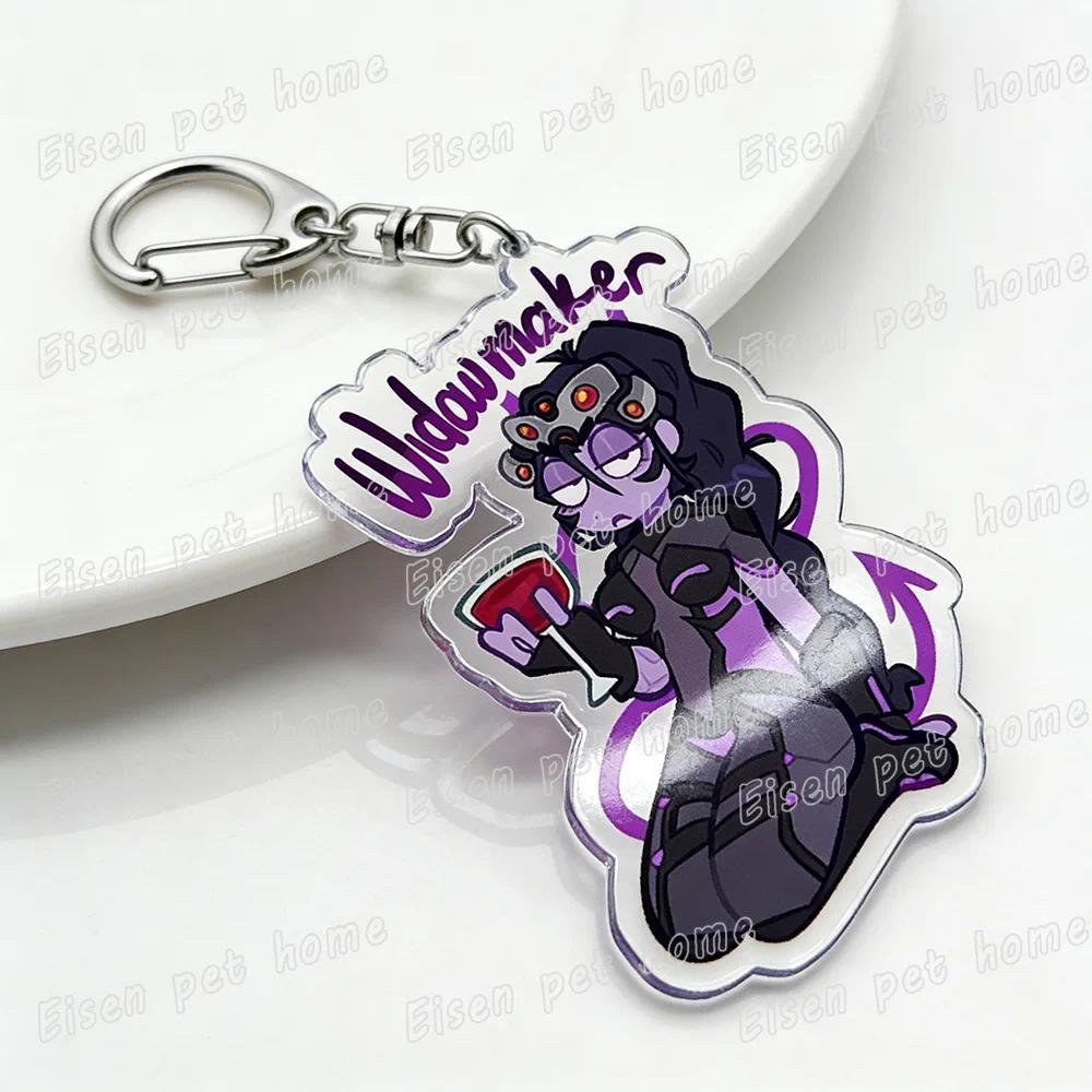 Game Ow Chibi Keychains For Women Accessories Bag Charm Mercy Dva Kiriko Cartoon Gaming Móc Khóa In Theo Yêu Cầu, Chất Liệu Mica Trong Suốt In 2 Mặt , Dày 4mm 23 Game Ow Chibi Keychains For Women Accessories Bag Charm Mercy Dva Kiriko Cartoon Gaming Móc Khóa In Theo Yêu Cầu, Chất Liệu Mica Trong Suốt In 2 Mặt , Dày 4mm - Ảnh 23