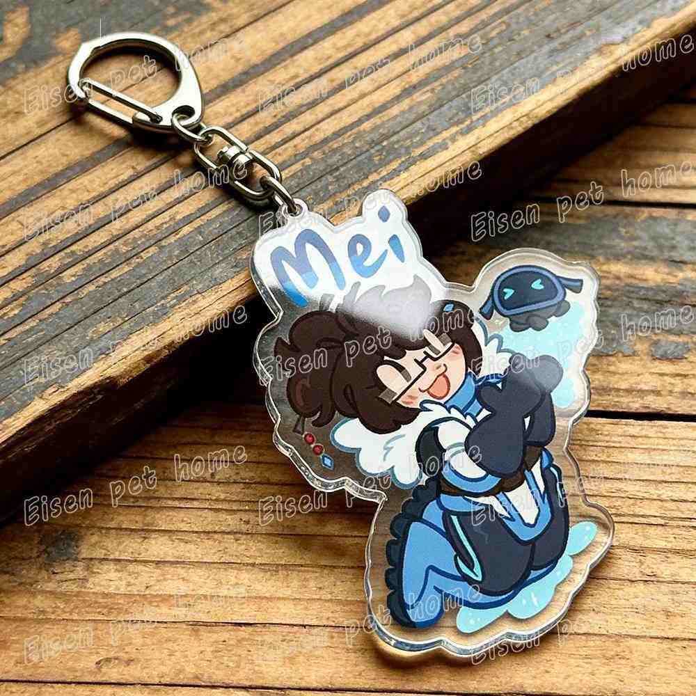 Game Ow Chibi Keychains For Women Accessories Bag Charm Mercy Dva Kiriko Cartoon Gaming Móc Khóa In Theo Yêu Cầu, Chất Liệu Mica Trong Suốt In 2 Mặt , Dày 4mm 6 Game Ow Chibi Keychains For Women Accessories Bag Charm Mercy Dva Kiriko Cartoon Gaming Móc Khóa In Theo Yêu Cầu, Chất Liệu Mica Trong Suốt In 2 Mặt , Dày 4mm - Ảnh 6