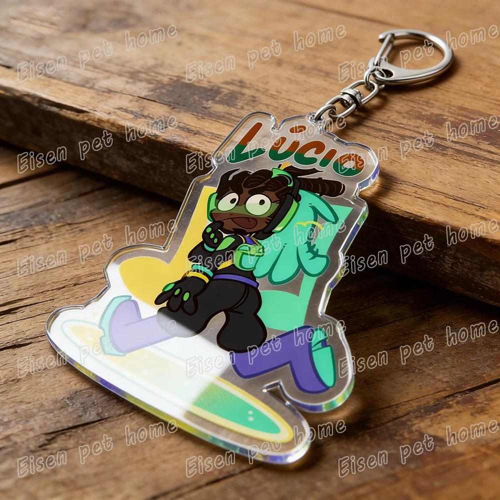 Game Ow Chibi Keychains For Women Accessories Bag Charm Mercy Dva Kiriko Cartoon Gaming Móc Khóa In Theo Yêu Cầu, Chất Liệu Mica Trong Suốt In 2 Mặt , Dày 4mm 8 Game Ow Chibi Keychains For Women Accessories Bag Charm Mercy Dva Kiriko Cartoon Gaming Móc Khóa In Theo Yêu Cầu, Chất Liệu Mica Trong Suốt In 2 Mặt , Dày 4mm - Ảnh 8