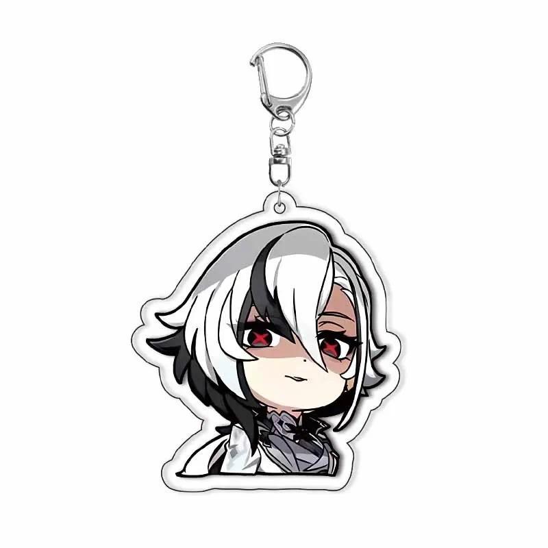 Game Yuan Shen Arlecchino Anime Cartoon Figure Lic Hanging Face Keychain Keychain S Cosplay Móc Khóa In Theo Yêu Cầu, Chất Liệu Mica Trong Suốt In 2 Mặt , Dày 4mm 2 Game Yuan Shen Arlecchino Anime Cartoon Figure Lic Hanging Face Keychain Keychain S Cosplay Móc Khóa In Theo Yêu Cầu, Chất Liệu Mica Trong Suốt In 2 Mặt , Dày 4mm - Ảnh 2