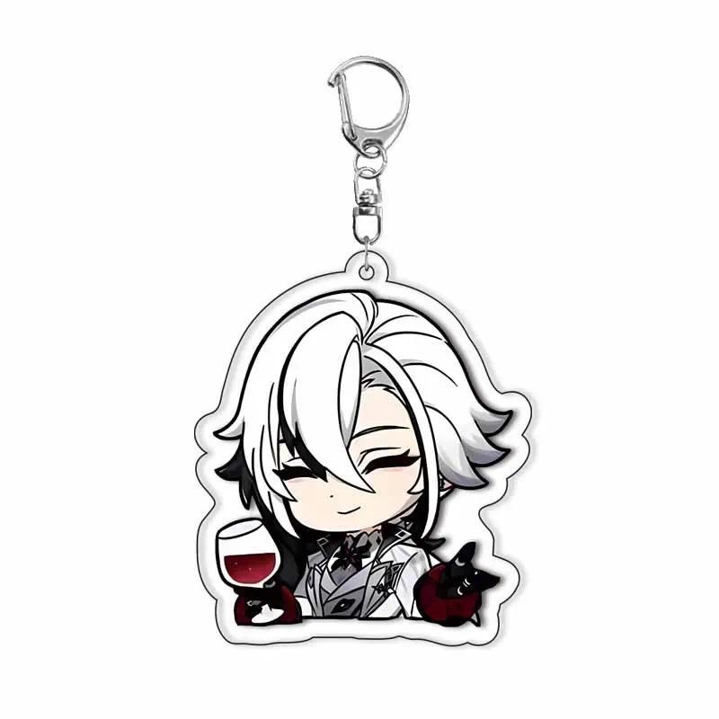 Game Yuan Shen Arlecchino Anime Cartoon Figure Lic Hanging Face Keychain Keychain S Cosplay Móc Khóa In Theo Yêu Cầu, Chất Liệu Mica Trong Suốt In 2 Mặt , Dày 4mm 3 Game Yuan Shen Arlecchino Anime Cartoon Figure Lic Hanging Face Keychain Keychain S Cosplay Móc Khóa In Theo Yêu Cầu, Chất Liệu Mica Trong Suốt In 2 Mặt , Dày 4mm - Ảnh 3