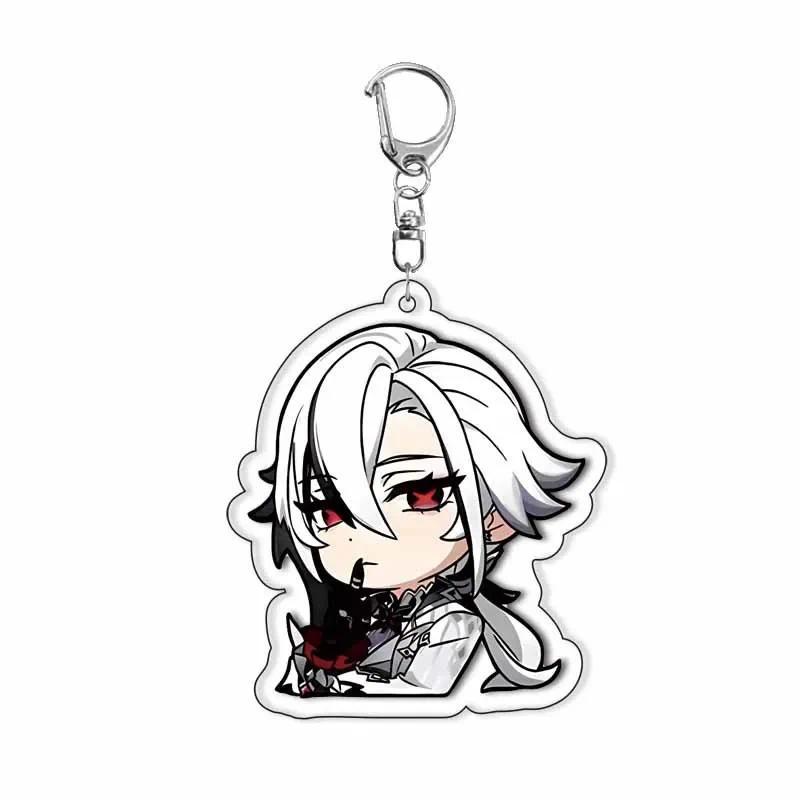 Game Yuan Shen Arlecchino Anime Cartoon Figure Lic Hanging Face Keychain Keychain S Cosplay Móc Khóa In Theo Yêu Cầu, Chất Liệu Mica Trong Suốt In 2 Mặt , Dày 4mm 4 Game Yuan Shen Arlecchino Anime Cartoon Figure Lic Hanging Face Keychain Keychain S Cosplay Móc Khóa In Theo Yêu Cầu, Chất Liệu Mica Trong Suốt In 2 Mặt , Dày 4mm - Ảnh 4