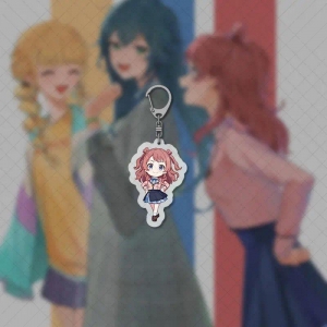Gekumasu Gakuen Idolmaster Saki Hanami Kotone Fujita Temari Tsukimura Acrylic Keychain Lock Móc Khóa In Theo Yêu Cầu, Chất Liệu Mica Trong Suốt In 2 Mặt , Dày 4mm