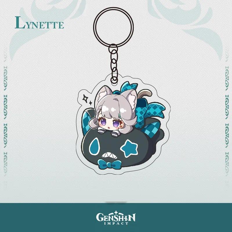 Genshin Impact Anime Character Lynette Keychain Cute Cosplay Mica Key Chains Fans Christmas Móc Khóa In Theo Yêu Cầu, Chất Liệu Mica Trong Suốt In 2 Mặt , Dày 4mm 3 Genshin Impact Anime Character Lynette Keychain Cute Cosplay Mica Key Chains Fans Christmas Móc Khóa In Theo Yêu Cầu, Chất Liệu Mica Trong Suốt In 2 Mặt , Dày 4mm - Ảnh 3
