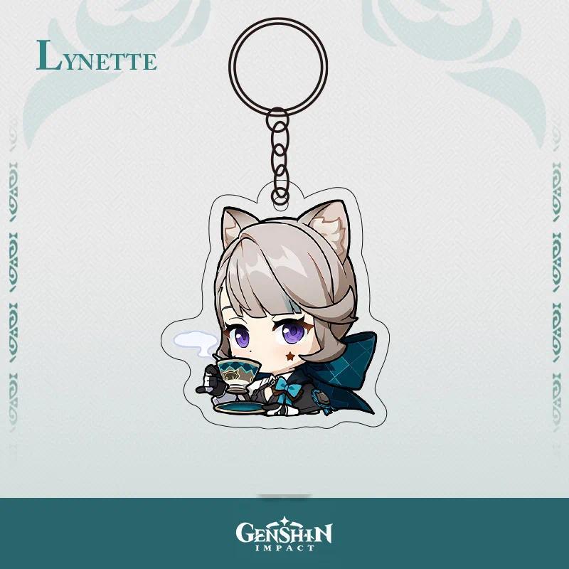 Genshin Impact Anime Character Lynette Keychain Cute Cosplay Mica Key Chains Fans Christmas Móc Khóa In Theo Yêu Cầu, Chất Liệu Mica Trong Suốt In 2 Mặt , Dày 4mm 4 Genshin Impact Anime Character Lynette Keychain Cute Cosplay Mica Key Chains Fans Christmas Móc Khóa In Theo Yêu Cầu, Chất Liệu Mica Trong Suốt In 2 Mặt , Dày 4mm - Ảnh 4