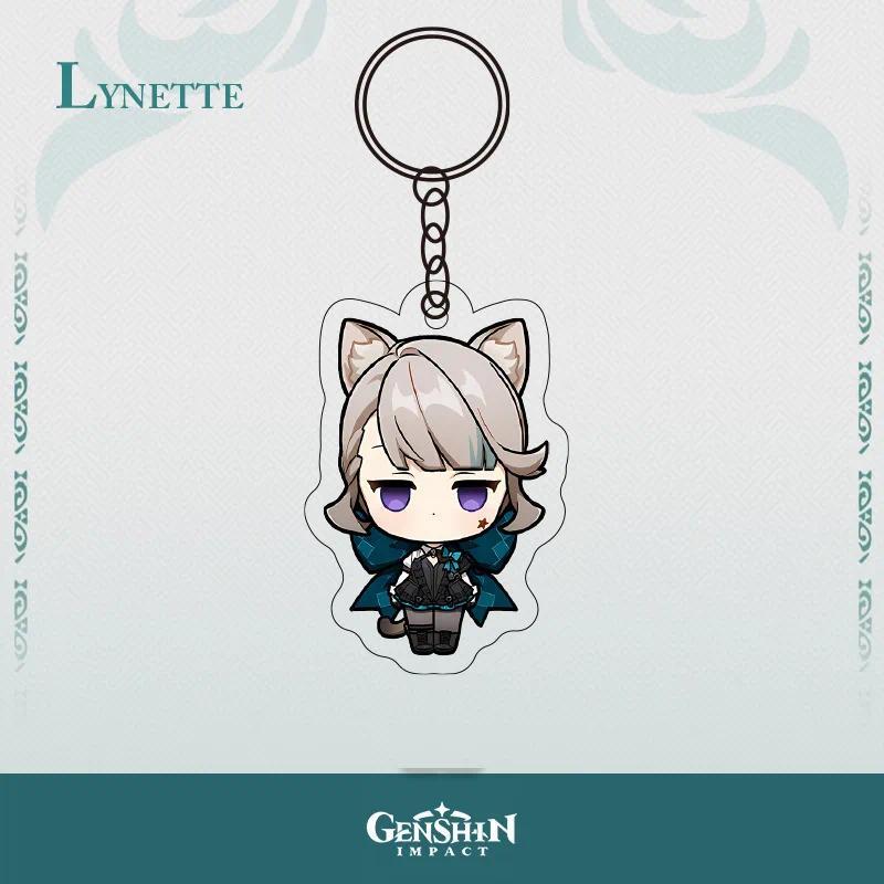 Genshin Impact Anime Character Lynette Keychain Cute Cosplay Mica Key Chains Fans Christmas Móc Khóa In Theo Yêu Cầu, Chất Liệu Mica Trong Suốt In 2 Mặt , Dày 4mm 5 Genshin Impact Anime Character Lynette Keychain Cute Cosplay Mica Key Chains Fans Christmas Móc Khóa In Theo Yêu Cầu, Chất Liệu Mica Trong Suốt In 2 Mặt , Dày 4mm - Ảnh 5