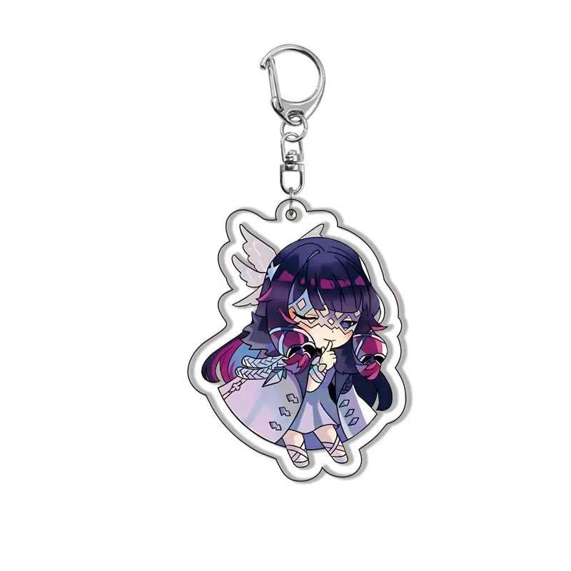 Genshin Impact Anime Keychain Ballerina Mona Key Chain Bags Charms Hanging Accessorios Mica Móc Khóa In Theo Yêu Cầu, Chất Liệu Mica Trong Suốt In 2 Mặt , Dày 4mm 1 Genshin Impact Anime Keychain Ballerina Mona Key Chain Bags Charms Hanging Accessorios Mica Móc Khóa In Theo Yêu Cầu, Chất Liệu Mica Trong Suốt In 2 Mặt , Dày 4mm