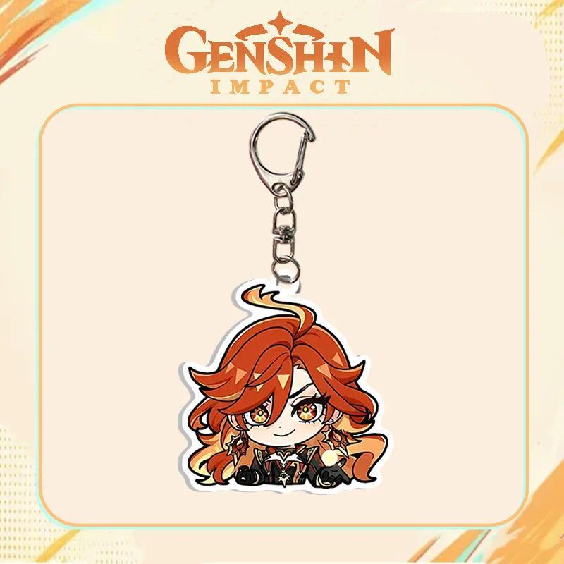 Genshin Impact Capitano Mavuika Minimalist Keychainbag Accessory Charm For Purse Mica Keychain Móc Khóa In Theo Yêu Cầu, Chất Liệu Mica Trong Suốt In 2 Mặt , Dày 4mm 2 Genshin Impact Capitano Mavuika Minimalist Keychainbag Accessory Charm For Purse Mica Keychain Móc Khóa In Theo Yêu Cầu, Chất Liệu Mica Trong Suốt In 2 Mặt , Dày 4mm - Ảnh 2