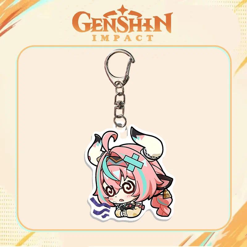 Genshin Impact Capitano Mavuika Minimalist Keychainbag Accessory Charm For Purse Mica Keychain Móc Khóa In Theo Yêu Cầu, Chất Liệu Mica Trong Suốt In 2 Mặt , Dày 4mm 6 Genshin Impact Capitano Mavuika Minimalist Keychainbag Accessory Charm For Purse Mica Keychain Móc Khóa In Theo Yêu Cầu, Chất Liệu Mica Trong Suốt In 2 Mặt , Dày 4mm - Ảnh 6