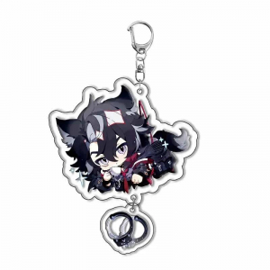 Genshin Impact Furina Clorinde Freminet Sigewinne Keychain Anime Game Hanging Pendant Móc Khóa In Theo Yêu Cầu, Chất Liệu Mica Trong Suốt In 2 Mặt , Dày 4mm