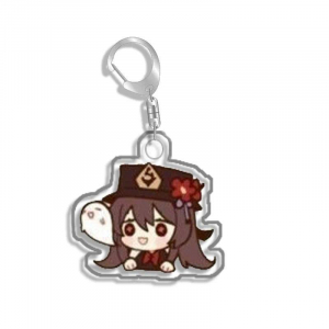 Genshin Impact Furina Klee Thoma Razor Hu Tao Keychains Anime Game Collection Art Gifts Self Móc Khóa In Theo Yêu Cầu, Chất Liệu Mica Trong Suốt In 2 Mặt , Dày 4mm