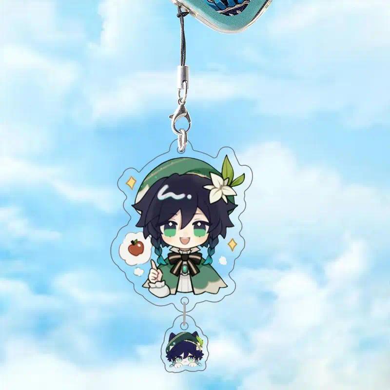 Genshin Impact Game Character Venti Xiao Balladeer Acrylic Mica Phone Chain Keychain Móc Khóa In Theo Yêu Cầu, Chất Liệu Mica Trong Suốt In 2 Mặt , Dày 4mm 5 Genshin Impact Game Character Venti Xiao Balladeer Acrylic Mica Phone Chain Keychain Móc Khóa In Theo Yêu Cầu, Chất Liệu Mica Trong Suốt In 2 Mặt , Dày 4mm - Ảnh 5