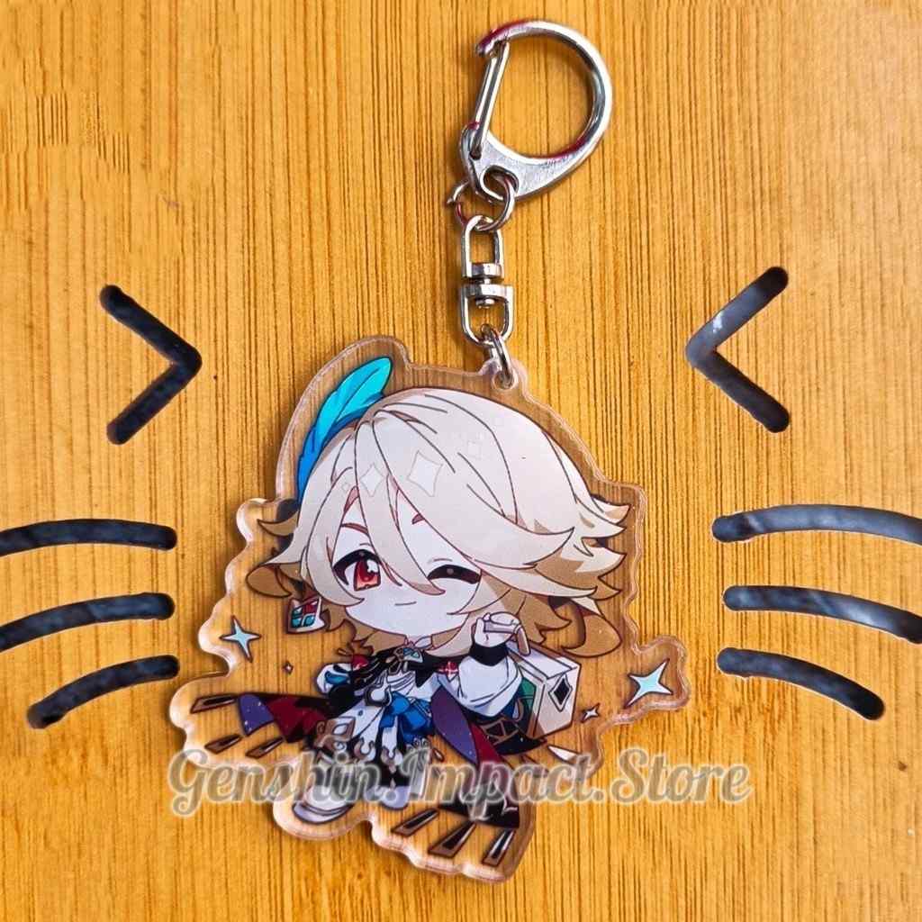 Genshin Impact Keychain 2 Layers Of Mica (74 Models Part 2) Baizhu Kaveh Kirara Wanderer Móc Khóa In Theo Yêu Cầu, Chất Liệu Mica Trong Suốt In 2 Mặt , Dày 4mm 3 Genshin Impact Keychain 2 Layers Of Mica (74 Models Part 2) Baizhu Kaveh Kirara Wanderer Móc Khóa In Theo Yêu Cầu, Chất Liệu Mica Trong Suốt In 2 Mặt , Dày 4mm - Ảnh 3