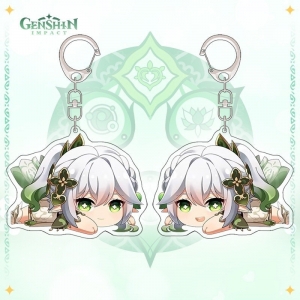 Genshin Impact Keychain (printed On 2 Different Sides) Móc Khóa In Theo Yêu Cầu, Chất Liệu Mica Trong Suốt In 2 Mặt , Dày 4mm