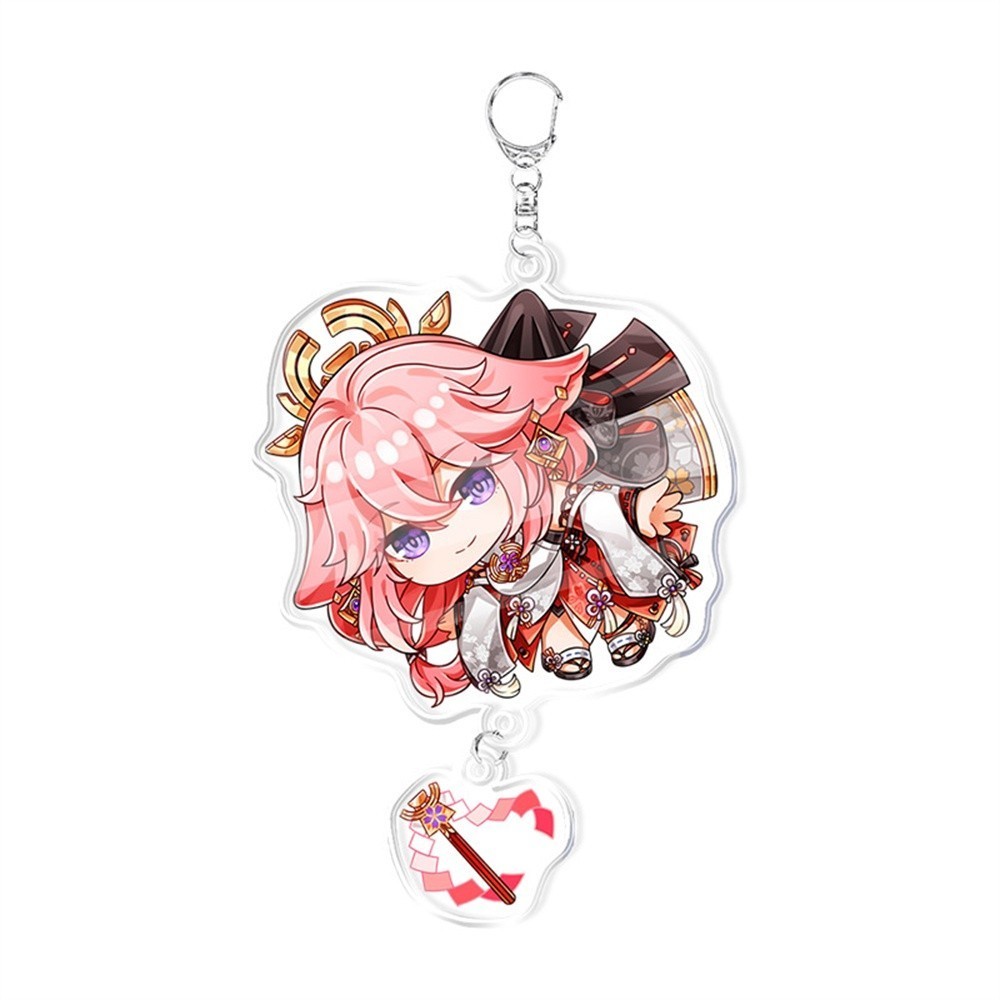 Genshinimpact Raiden Shogun Hutao Kaedehara Kazuha Xiao Yoimiya Anime Character Keychain Móc Khóa In Theo Yêu Cầu, Chất Liệu Mica Trong Suốt In 2 Mặt , Dày 4mm 9 Genshinimpact Raiden Shogun Hutao Kaedehara Kazuha Xiao Yoimiya Anime Character Keychain Móc Khóa In Theo Yêu Cầu, Chất Liệu Mica Trong Suốt In 2 Mặt , Dày 4mm - Ảnh 9