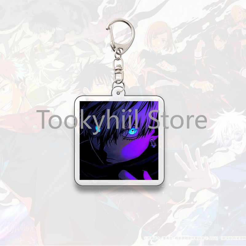 Gojo Satoru Square Keychain Boyfriend Exquisite Backpack Anime Figure Decorate Pendant Móc Khóa In Theo Yêu Cầu, Chất Liệu Mica Trong Suốt In 2 Mặt , Dày 4mm 12 Gojo Satoru Square Keychain Boyfriend Exquisite Backpack Anime Figure Decorate Pendant Móc Khóa In Theo Yêu Cầu, Chất Liệu Mica Trong Suốt In 2 Mặt , Dày 4mm - Ảnh 12