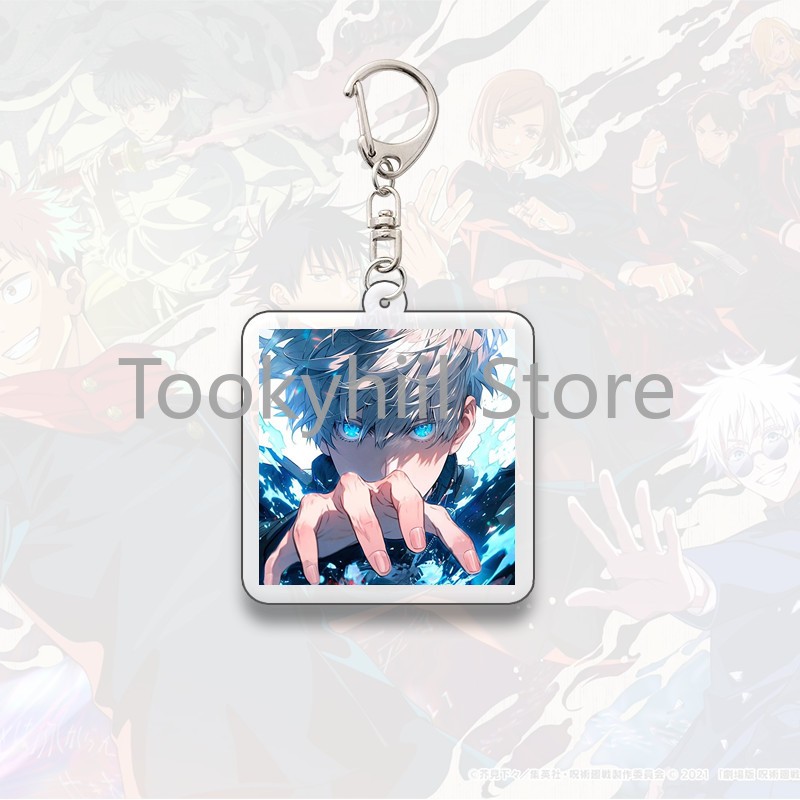 Gojo Satoru Square Keychain Boyfriend Exquisite Backpack Anime Figure Decorate Pendant Móc Khóa In Theo Yêu Cầu, Chất Liệu Mica Trong Suốt In 2 Mặt , Dày 4mm 13 Gojo Satoru Square Keychain Boyfriend Exquisite Backpack Anime Figure Decorate Pendant Móc Khóa In Theo Yêu Cầu, Chất Liệu Mica Trong Suốt In 2 Mặt , Dày 4mm - Ảnh 13
