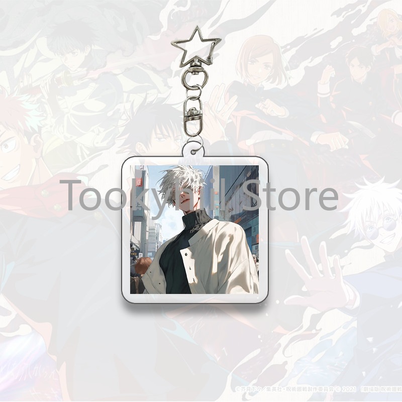 Gojo Satoru Square Keychain Boyfriend Exquisite Backpack Anime Figure Decorate Pendant Móc Khóa In Theo Yêu Cầu, Chất Liệu Mica Trong Suốt In 2 Mặt , Dày 4mm 25 Gojo Satoru Square Keychain Boyfriend Exquisite Backpack Anime Figure Decorate Pendant Móc Khóa In Theo Yêu Cầu, Chất Liệu Mica Trong Suốt In 2 Mặt , Dày 4mm - Ảnh 25