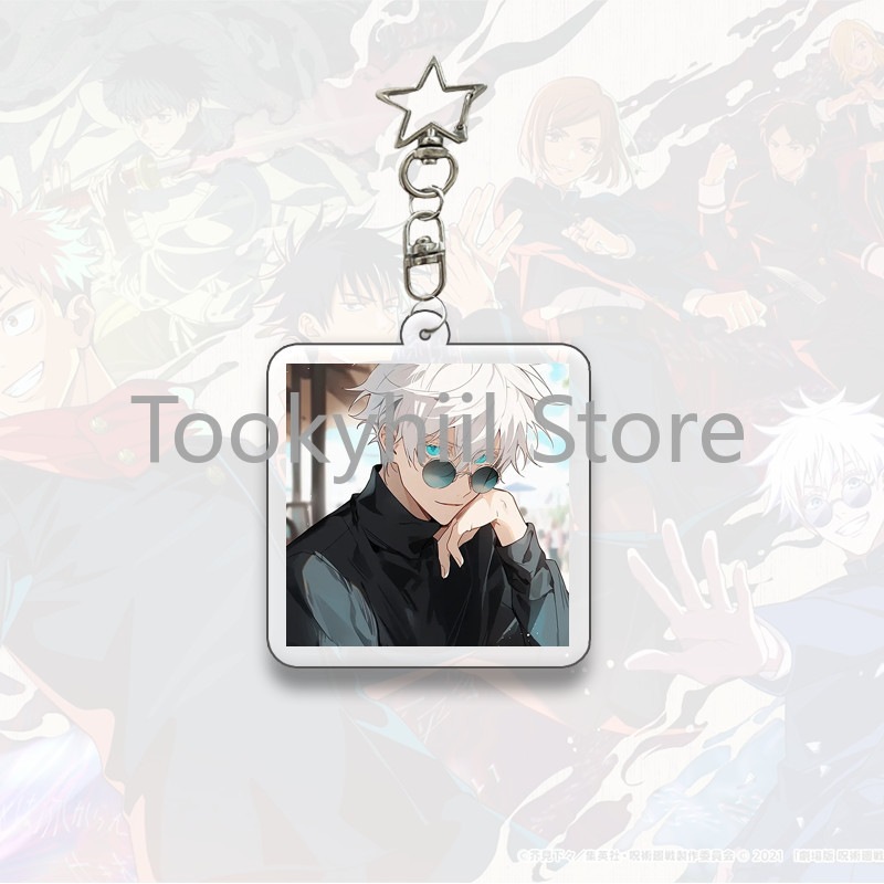 Gojo Satoru Square Keychain Boyfriend Exquisite Backpack Anime Figure Decorate Pendant Móc Khóa In Theo Yêu Cầu, Chất Liệu Mica Trong Suốt In 2 Mặt , Dày 4mm 26 Gojo Satoru Square Keychain Boyfriend Exquisite Backpack Anime Figure Decorate Pendant Móc Khóa In Theo Yêu Cầu, Chất Liệu Mica Trong Suốt In 2 Mặt , Dày 4mm - Ảnh 26