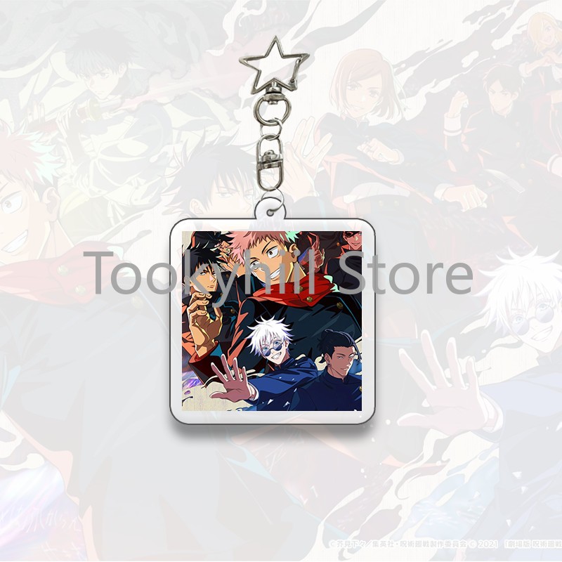 Gojo Satoru Square Keychain Boyfriend Exquisite Backpack Anime Figure Decorate Pendant Móc Khóa In Theo Yêu Cầu, Chất Liệu Mica Trong Suốt In 2 Mặt , Dày 4mm 27 Gojo Satoru Square Keychain Boyfriend Exquisite Backpack Anime Figure Decorate Pendant Móc Khóa In Theo Yêu Cầu, Chất Liệu Mica Trong Suốt In 2 Mặt , Dày 4mm - Ảnh 27