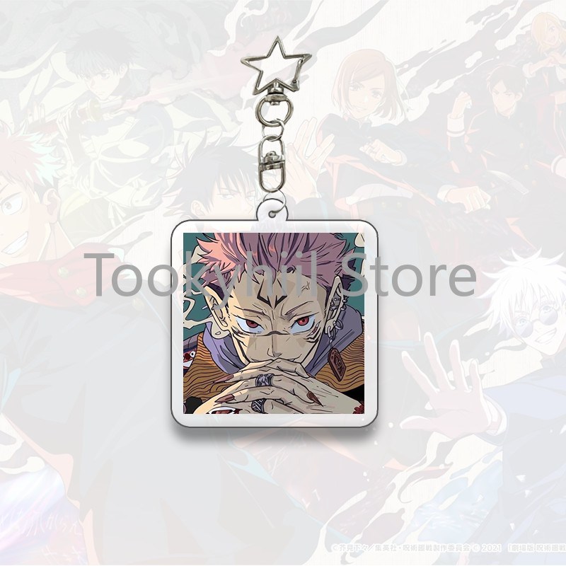 Gojo Satoru Square Keychain Boyfriend Exquisite Backpack Anime Figure Decorate Pendant Móc Khóa In Theo Yêu Cầu, Chất Liệu Mica Trong Suốt In 2 Mặt , Dày 4mm 28 Gojo Satoru Square Keychain Boyfriend Exquisite Backpack Anime Figure Decorate Pendant Móc Khóa In Theo Yêu Cầu, Chất Liệu Mica Trong Suốt In 2 Mặt , Dày 4mm - Ảnh 28