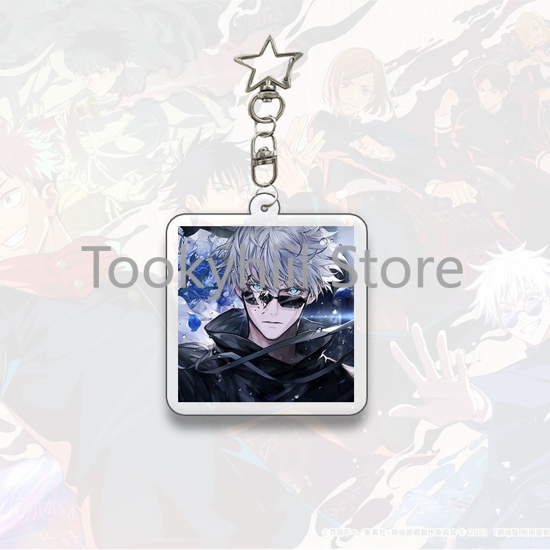 Gojo Satoru Square Keychain Boyfriend Exquisite Backpack Anime Figure Decorate Pendant Móc Khóa In Theo Yêu Cầu, Chất Liệu Mica Trong Suốt In 2 Mặt , Dày 4mm 29 Gojo Satoru Square Keychain Boyfriend Exquisite Backpack Anime Figure Decorate Pendant Móc Khóa In Theo Yêu Cầu, Chất Liệu Mica Trong Suốt In 2 Mặt , Dày 4mm - Ảnh 29