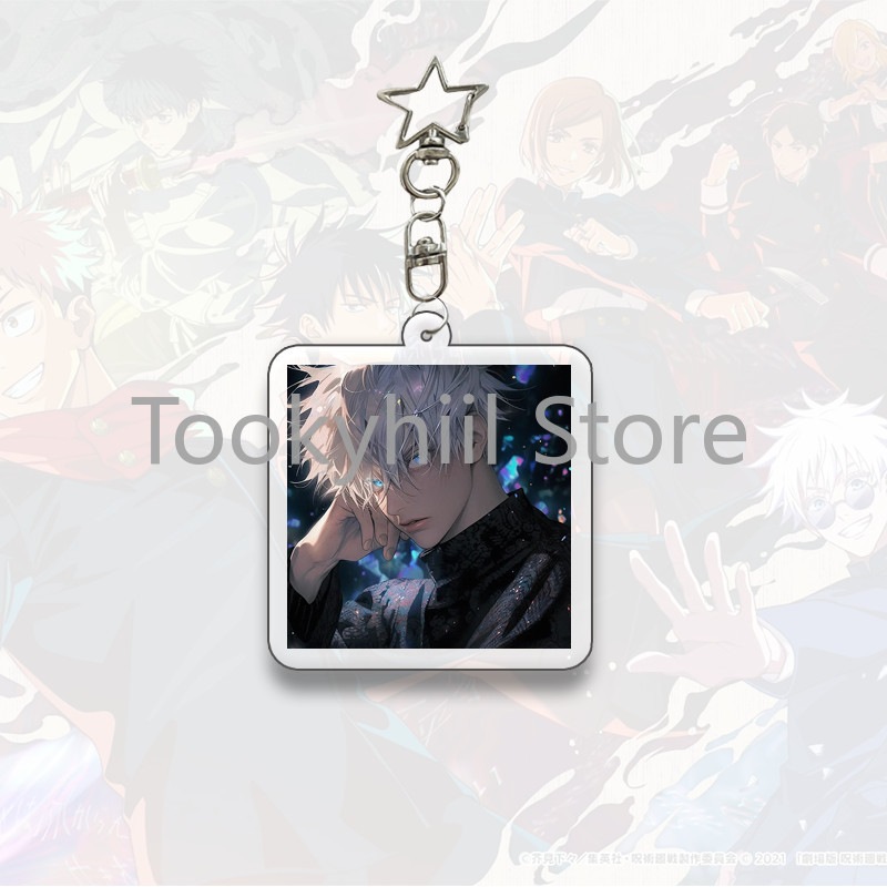 Gojo Satoru Square Keychain Boyfriend Exquisite Backpack Anime Figure Decorate Pendant Móc Khóa In Theo Yêu Cầu, Chất Liệu Mica Trong Suốt In 2 Mặt , Dày 4mm 31 Gojo Satoru Square Keychain Boyfriend Exquisite Backpack Anime Figure Decorate Pendant Móc Khóa In Theo Yêu Cầu, Chất Liệu Mica Trong Suốt In 2 Mặt , Dày 4mm - Ảnh 31