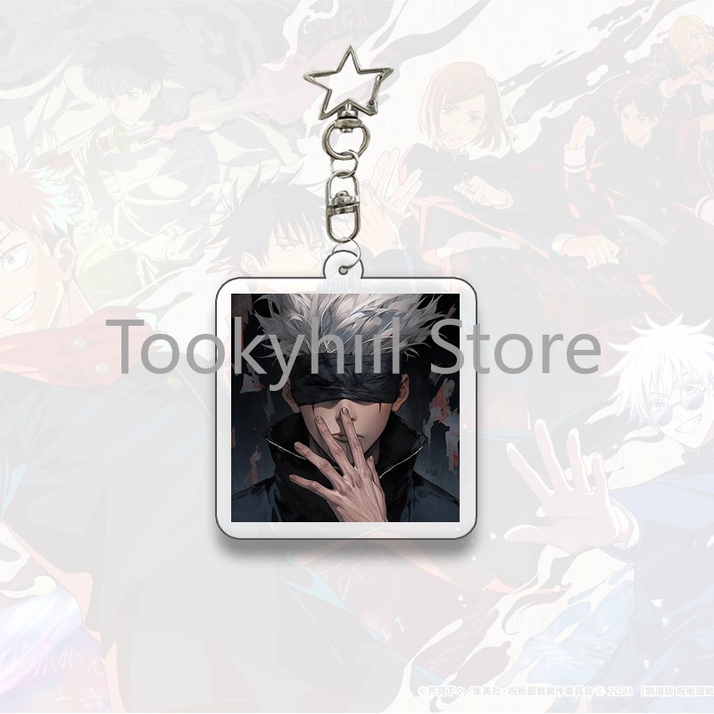 Gojo Satoru Square Keychain Boyfriend Exquisite Backpack Anime Figure Decorate Pendant Móc Khóa In Theo Yêu Cầu, Chất Liệu Mica Trong Suốt In 2 Mặt , Dày 4mm 32 Gojo Satoru Square Keychain Boyfriend Exquisite Backpack Anime Figure Decorate Pendant Móc Khóa In Theo Yêu Cầu, Chất Liệu Mica Trong Suốt In 2 Mặt , Dày 4mm - Ảnh 32