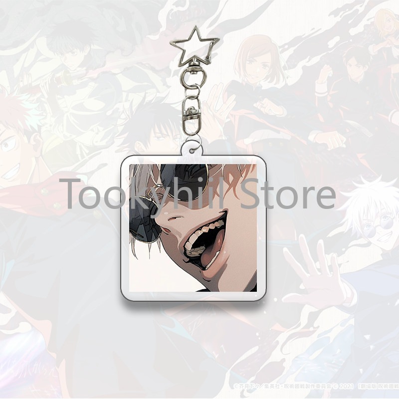 Gojo Satoru Square Keychain Boyfriend Exquisite Backpack Anime Figure Decorate Pendant Móc Khóa In Theo Yêu Cầu, Chất Liệu Mica Trong Suốt In 2 Mặt , Dày 4mm 33 Gojo Satoru Square Keychain Boyfriend Exquisite Backpack Anime Figure Decorate Pendant Móc Khóa In Theo Yêu Cầu, Chất Liệu Mica Trong Suốt In 2 Mặt , Dày 4mm - Ảnh 33