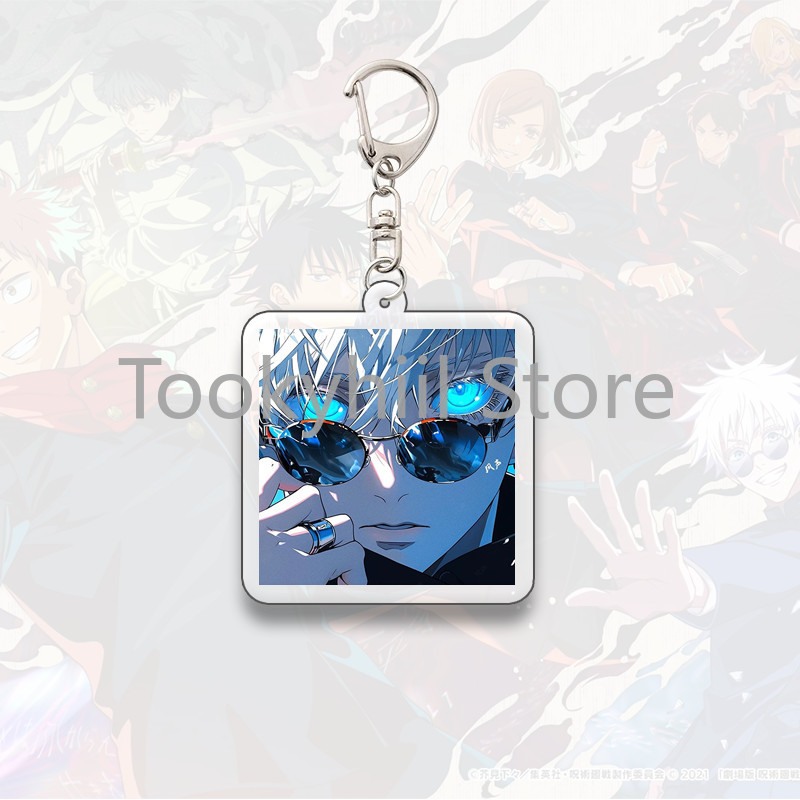 Gojo Satoru Square Keychain Boyfriend Exquisite Backpack Anime Figure Decorate Pendant Móc Khóa In Theo Yêu Cầu, Chất Liệu Mica Trong Suốt In 2 Mặt , Dày 4mm 10 Gojo Satoru Square Keychain Boyfriend Exquisite Backpack Anime Figure Decorate Pendant Móc Khóa In Theo Yêu Cầu, Chất Liệu Mica Trong Suốt In 2 Mặt , Dày 4mm - Ảnh 10