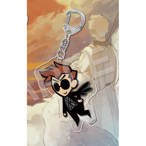 Good Omens Pants Keychain Man Anime Keychain Women Key Holder Couples Keyring Acrylic Móc Khóa In Theo Yêu Cầu, Chất Liệu Mica Trong Suốt In 2 Mặt , Dày 4mm 2 Good Omens Pants Keychain Man Anime Keychain Women Key Holder Couples Keyring Acrylic Móc Khóa In Theo Yêu Cầu, Chất Liệu Mica Trong Suốt In 2 Mặt , Dày 4mm - Ảnh 2