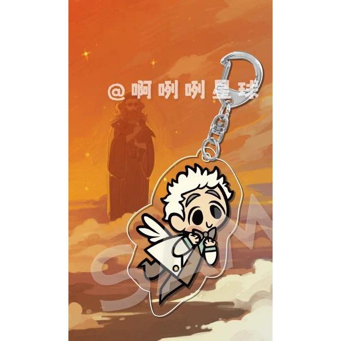 Good Omens Pants Keychain Man Anime Keychain Women Key Holder Couples Keyring Acrylic Móc Khóa In Theo Yêu Cầu, Chất Liệu Mica Trong Suốt In 2 Mặt , Dày 4mm 3 Good Omens Pants Keychain Man Anime Keychain Women Key Holder Couples Keyring Acrylic Móc Khóa In Theo Yêu Cầu, Chất Liệu Mica Trong Suốt In 2 Mặt , Dày 4mm - Ảnh 3