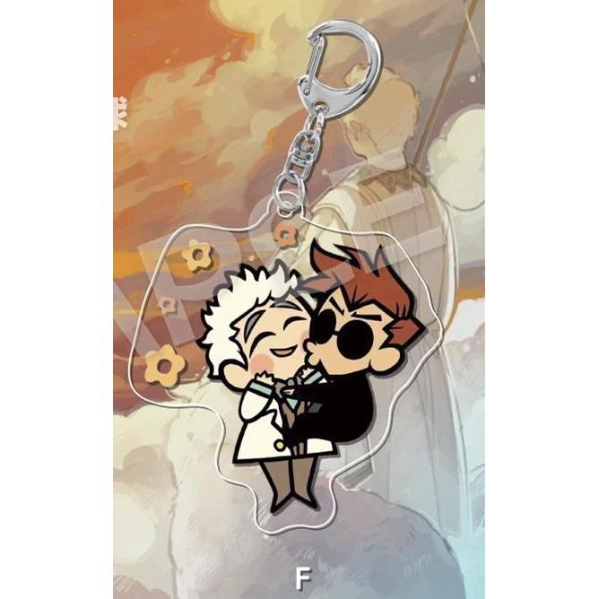 Good Omens Pants Keychain Man Anime Keychain Women Key Holder Couples Keyring Acrylic Móc Khóa In Theo Yêu Cầu, Chất Liệu Mica Trong Suốt In 2 Mặt , Dày 4mm 6 Good Omens Pants Keychain Man Anime Keychain Women Key Holder Couples Keyring Acrylic Móc Khóa In Theo Yêu Cầu, Chất Liệu Mica Trong Suốt In 2 Mặt , Dày 4mm - Ảnh 6