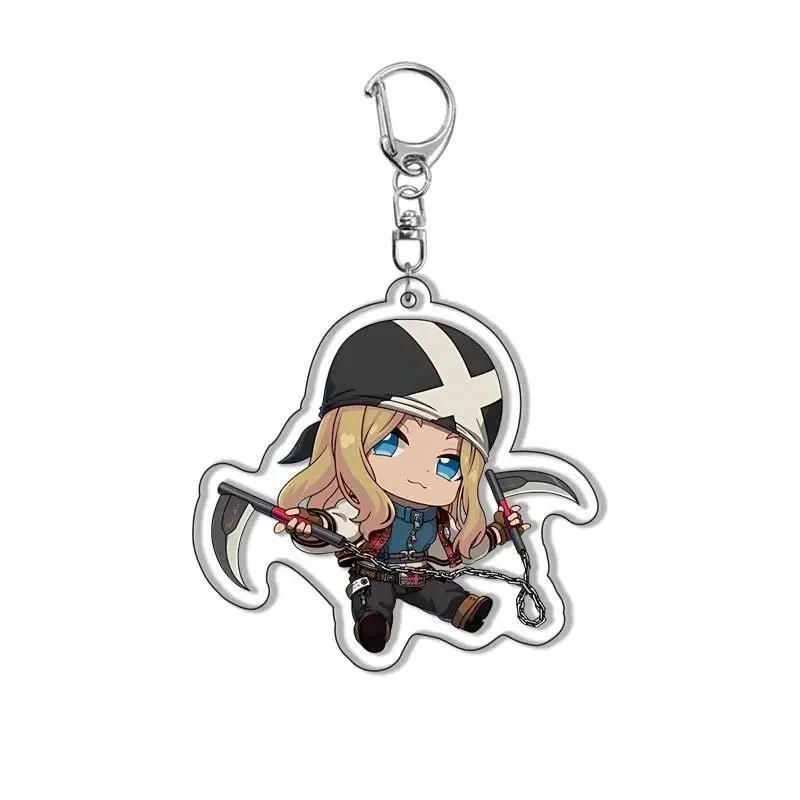 Guilty Gear Keychain Cartoon Anime Doll Ky·kiske Potemkin Faust Millia Ramlethal Lic Keychain Móc Khóa In Theo Yêu Cầu, Chất Liệu Mica Trong Suốt In 2 Mặt , Dày 4mm 10 Guilty Gear Keychain Cartoon Anime Doll Ky·kiske Potemkin Faust Millia Ramlethal Lic Keychain Móc Khóa In Theo Yêu Cầu, Chất Liệu Mica Trong Suốt In 2 Mặt , Dày 4mm - Ảnh 10