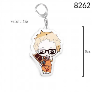 Haikyuu!! Lovely Acrylic Keychain Jewelry Friends Key Chain Campus Refined Products Móc Khóa In Theo Yêu Cầu, Chất Liệu Mica Trong Suốt In 2 Mặt , Dày 4mm