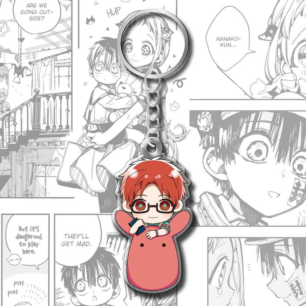 Hanako Kun Keychain Chibi Anime Manga Toilet Ghost Cute Character Handbag Accessory Móc Khóa In Theo Yêu Cầu, Chất Liệu Mica Trong Suốt In 2 Mặt , Dày 4mm 12 Hanako Kun Keychain Chibi Anime Manga Toilet Ghost Cute Character Handbag Accessory Móc Khóa In Theo Yêu Cầu, Chất Liệu Mica Trong Suốt In 2 Mặt , Dày 4mm - Ảnh 12