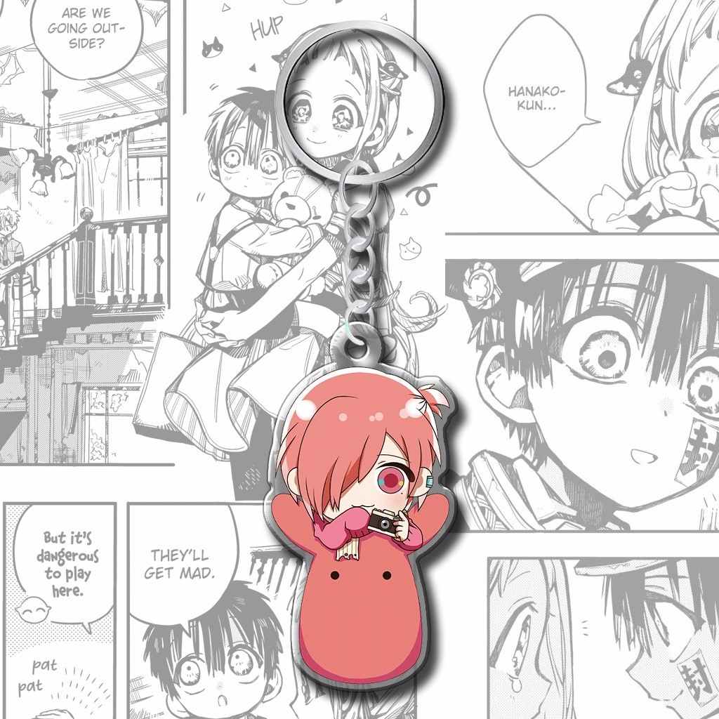 Hanako Kun Keychain Chibi Anime Manga Toilet Ghost Cute Character Handbag Accessory Móc Khóa In Theo Yêu Cầu, Chất Liệu Mica Trong Suốt In 2 Mặt , Dày 4mm 4 Hanako Kun Keychain Chibi Anime Manga Toilet Ghost Cute Character Handbag Accessory Móc Khóa In Theo Yêu Cầu, Chất Liệu Mica Trong Suốt In 2 Mặt , Dày 4mm - Ảnh 4
