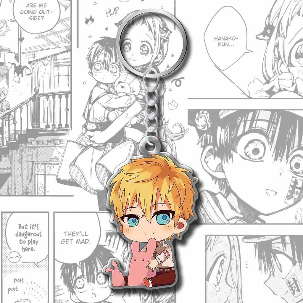 Hanako Kun Keychain Chibi Anime Manga Toilet Ghost Cute Character Handbag Accessory Móc Khóa In Theo Yêu Cầu, Chất Liệu Mica Trong Suốt In 2 Mặt , Dày 4mm 5 Hanako Kun Keychain Chibi Anime Manga Toilet Ghost Cute Character Handbag Accessory Móc Khóa In Theo Yêu Cầu, Chất Liệu Mica Trong Suốt In 2 Mặt , Dày 4mm - Ảnh 5