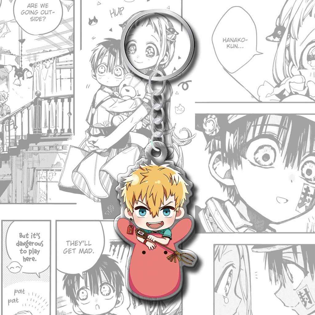 Hanako Kun Keychain Chibi Anime Manga Toilet Ghost Cute Character Handbag Accessory Móc Khóa In Theo Yêu Cầu, Chất Liệu Mica Trong Suốt In 2 Mặt , Dày 4mm 7 Hanako Kun Keychain Chibi Anime Manga Toilet Ghost Cute Character Handbag Accessory Móc Khóa In Theo Yêu Cầu, Chất Liệu Mica Trong Suốt In 2 Mặt , Dày 4mm - Ảnh 7