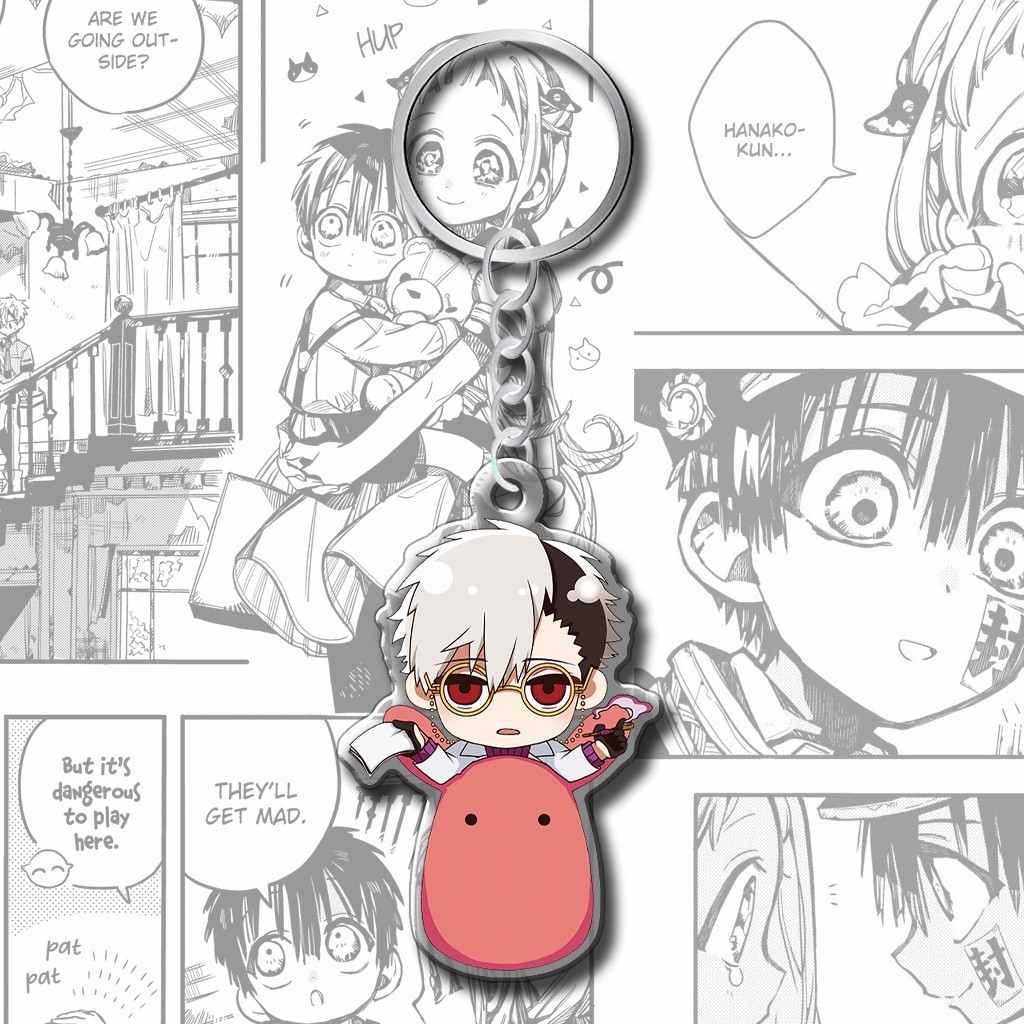 Hanako Kun Keychain Chibi Anime Manga Toilet Ghost Cute Character Handbag Accessory Móc Khóa In Theo Yêu Cầu, Chất Liệu Mica Trong Suốt In 2 Mặt , Dày 4mm 9 Hanako Kun Keychain Chibi Anime Manga Toilet Ghost Cute Character Handbag Accessory Móc Khóa In Theo Yêu Cầu, Chất Liệu Mica Trong Suốt In 2 Mặt , Dày 4mm - Ảnh 9