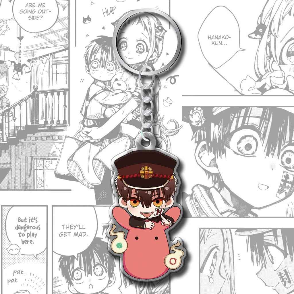 Hanako Kun Keychain Chibi Anime Manga Toilet Ghost Cute Character Handbag Accessory Móc Khóa In Theo Yêu Cầu, Chất Liệu Mica Trong Suốt In 2 Mặt , Dày 4mm 10 Hanako Kun Keychain Chibi Anime Manga Toilet Ghost Cute Character Handbag Accessory Móc Khóa In Theo Yêu Cầu, Chất Liệu Mica Trong Suốt In 2 Mặt , Dày 4mm - Ảnh 10