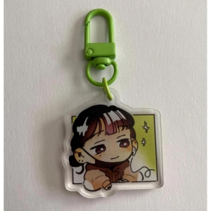Handmade Masky Charm Keychain Accessories Jewelr Móc Khóa In Theo Yêu Cầu, Chất Liệu Mica Trong Suốt In 2 Mặt , Dày 4mm