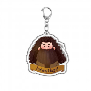 Harry Potter Q Version Acrylic Keychain Charms Hanging Face Classic Movie Fans Collection Móc Khóa In Theo Yêu Cầu, Chất Liệu Mica Trong Suốt In 2 Mặt , Dày 4mm