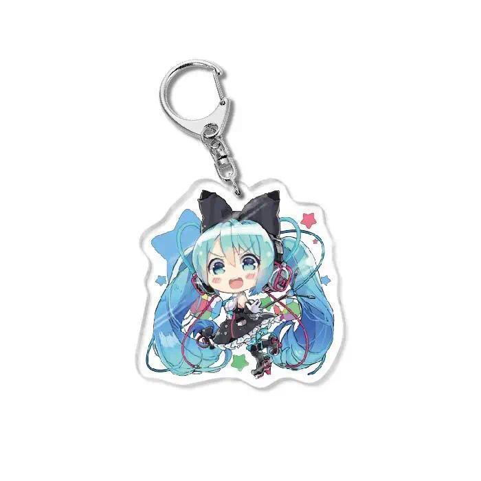 Hatsune Miku Acrylic Keychain Jewelry Animation Relatex Products Idol Souvenir Keychain Móc Khóa In Theo Yêu Cầu, Chất Liệu Mica Trong Suốt In 2 Mặt , Dày 4mm 2 Hatsune Miku Acrylic Keychain Jewelry Animation Relatex Products Idol Souvenir Keychain Móc Khóa In Theo Yêu Cầu, Chất Liệu Mica Trong Suốt In 2 Mặt , Dày 4mm - Ảnh 2