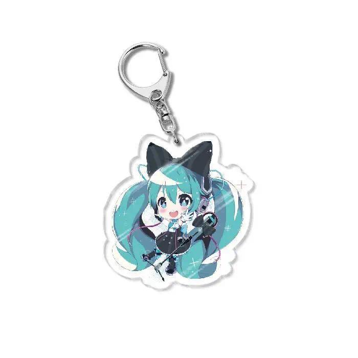 Hatsune Miku Acrylic Keychain Jewelry Animation Relatex Products Idol Souvenir Keychain Móc Khóa In Theo Yêu Cầu, Chất Liệu Mica Trong Suốt In 2 Mặt , Dày 4mm 12 Hatsune Miku Acrylic Keychain Jewelry Animation Relatex Products Idol Souvenir Keychain Móc Khóa In Theo Yêu Cầu, Chất Liệu Mica Trong Suốt In 2 Mặt , Dày 4mm - Ảnh 12