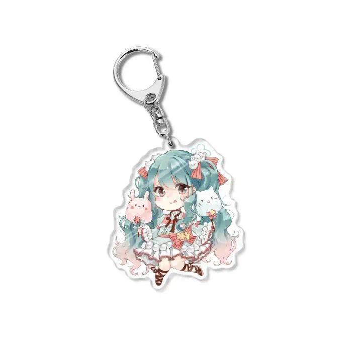 Hatsune Miku Acrylic Keychain Jewelry Animation Relatex Products Idol Souvenir Keychain Móc Khóa In Theo Yêu Cầu, Chất Liệu Mica Trong Suốt In 2 Mặt , Dày 4mm 6 Hatsune Miku Acrylic Keychain Jewelry Animation Relatex Products Idol Souvenir Keychain Móc Khóa In Theo Yêu Cầu, Chất Liệu Mica Trong Suốt In 2 Mặt , Dày 4mm - Ảnh 6