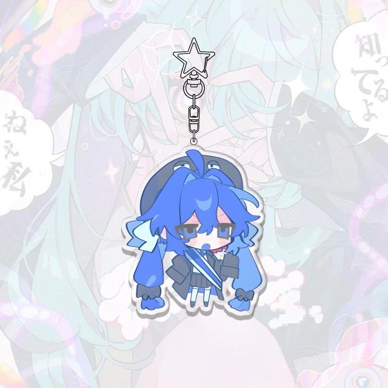 Hatsune Miku Mica Keychain Kasane Teto Student Bag Charm Decoration Accessory Anime Cartoon Móc Khóa In Theo Yêu Cầu, Chất Liệu Mica Trong Suốt In 2 Mặt , Dày 4mm 4 Hatsune Miku Mica Keychain Kasane Teto Student Bag Charm Decoration Accessory Anime Cartoon Móc Khóa In Theo Yêu Cầu, Chất Liệu Mica Trong Suốt In 2 Mặt , Dày 4mm - Ảnh 4