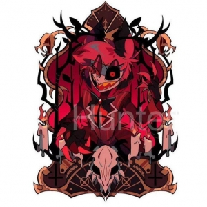 Hazbin Hotel Alastor Anime Around Acrylic Keychain Charlie Morningstar Lucifer Alastor Móc Khóa In Theo Yêu Cầu, Chất Liệu Mica Trong Suốt In 2 Mặt , Dày 4mm