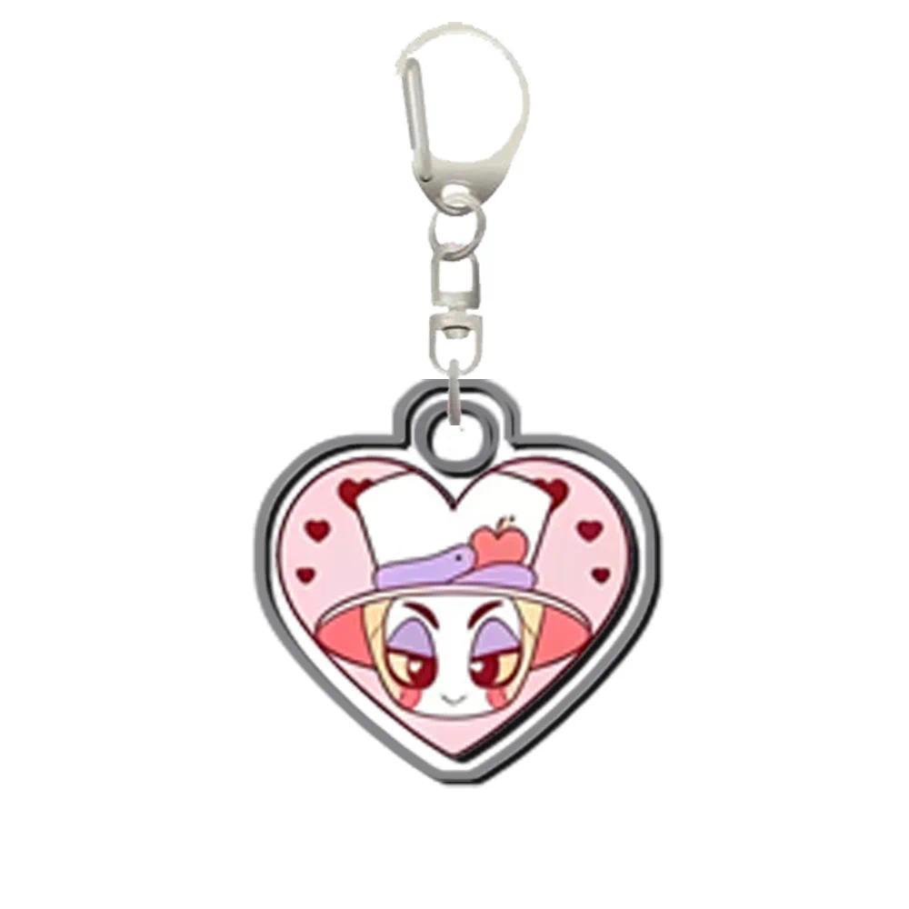 Hazbin Hotel Alastor Niffty Angel Charlie Cherri Stella Keychain Anime Game Collection Móc Khóa In Theo Yêu Cầu, Chất Liệu Mica Trong Suốt In 2 Mặt , Dày 4mm 8 Hazbin Hotel Alastor Niffty Angel Charlie Cherri Stella Keychain Anime Game Collection Móc Khóa In Theo Yêu Cầu, Chất Liệu Mica Trong Suốt In 2 Mặt , Dày 4mm - Ảnh 8